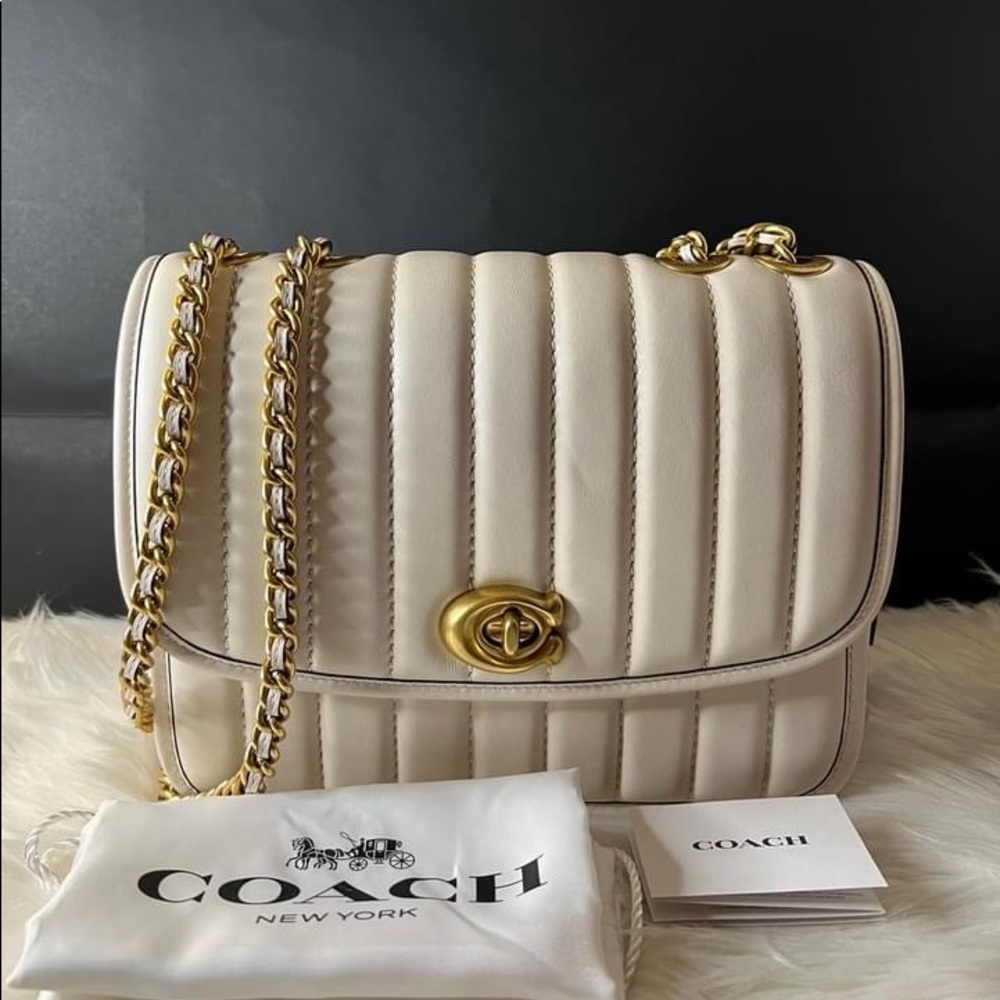 💰SOLD - 4684 - Coach Madison Shoulder Bag with Quilting - Picture 12 of 13